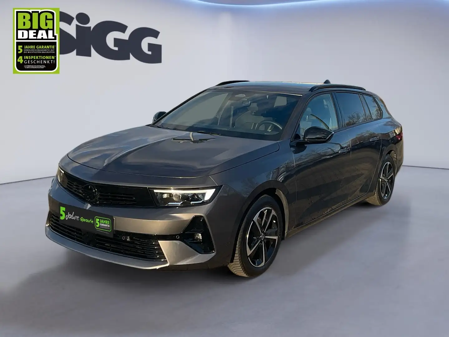 Opel Astra ST 1.2 Turbo GS-LINE 36O°Kamera NAV AHK Grijs - 2