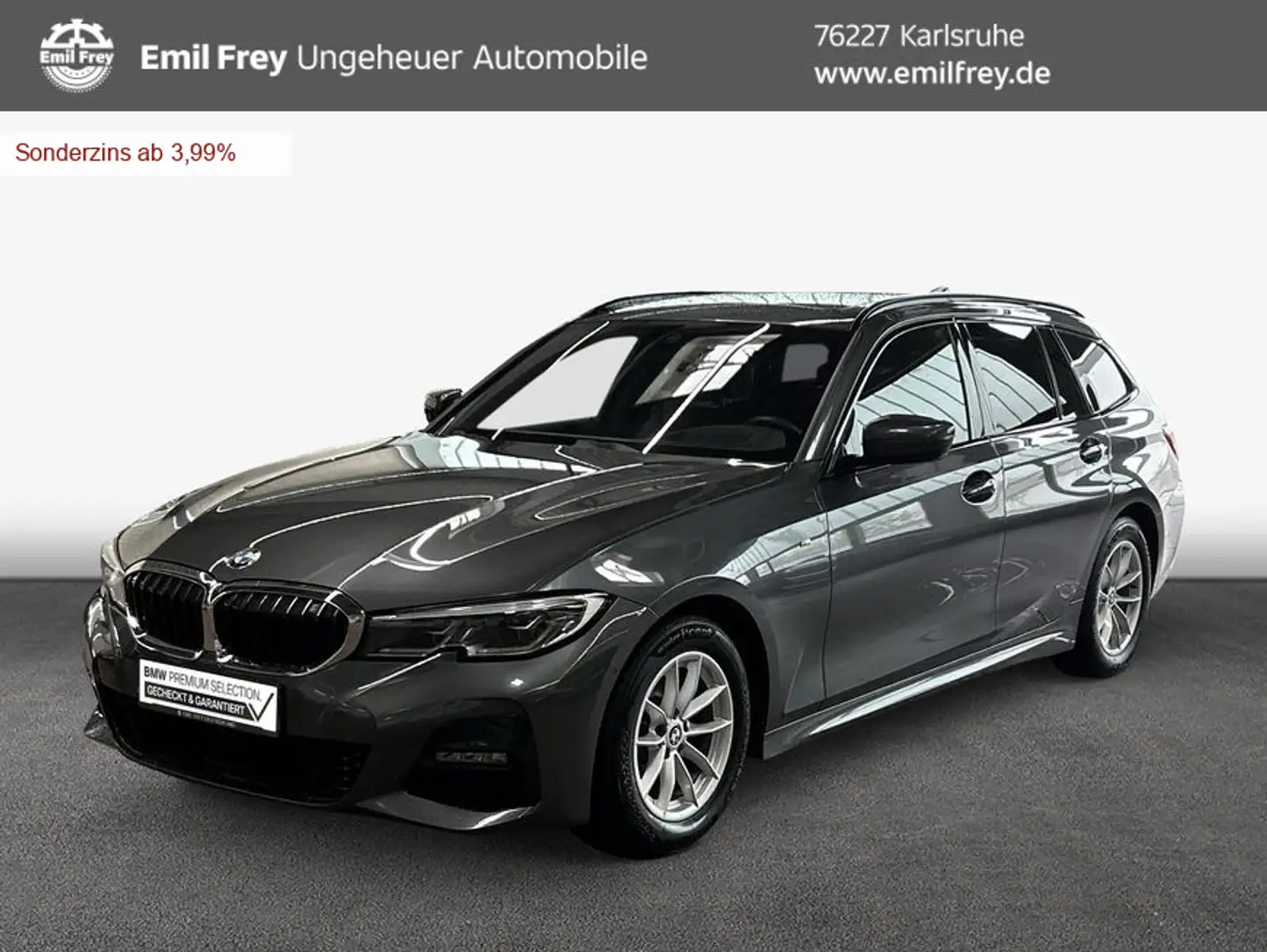 BMW 320 d Touring Aut. M Sport Grau - 1