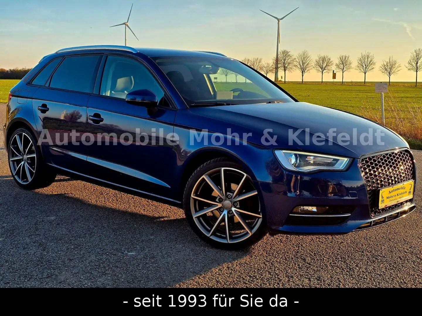 Audi A3 Sportback*BiXENON*19"LMF*AMBI*BLUETOOTH*PDC* Blau - 1