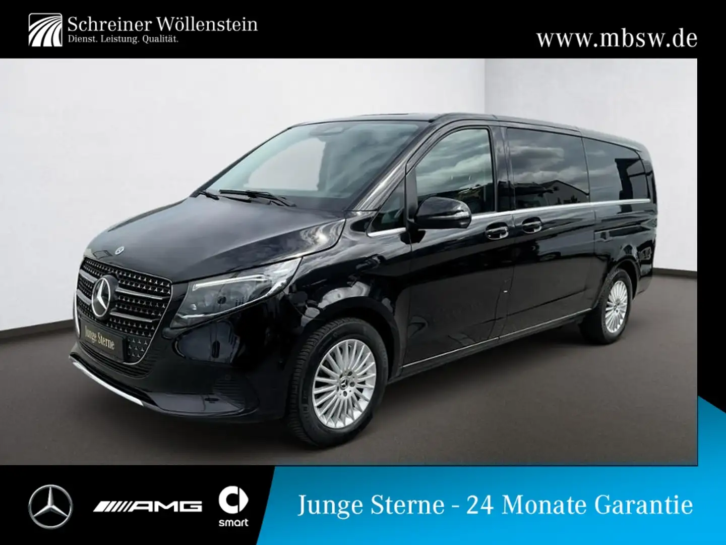 Mercedes-Benz V 300 Avantgarde XL 4Matic Distr.*el.Türe*360°* Noir - 1