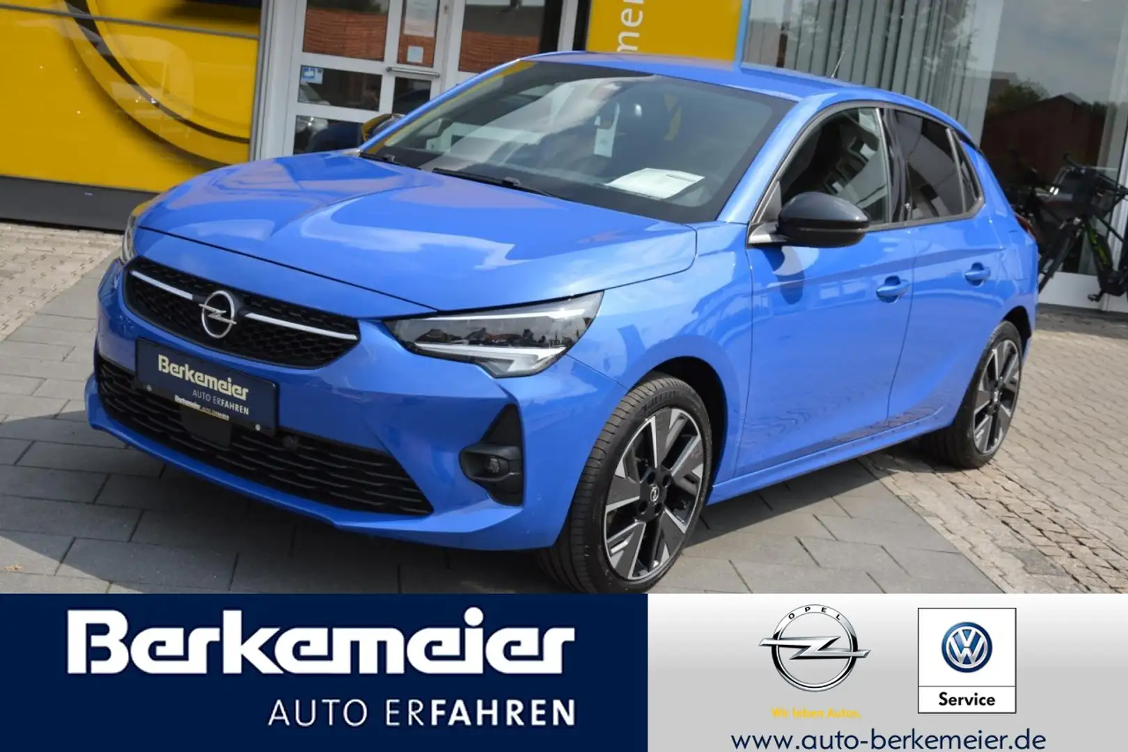 Opel Corsa-e F GS Line SHZ / PDC / O.B.L 11 kW Blauw - 1