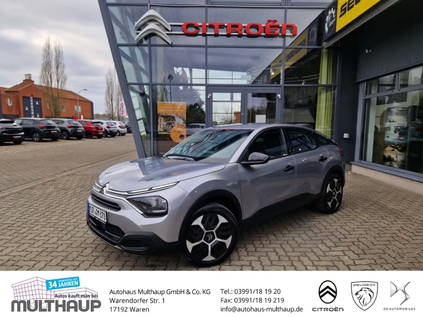 Citroen C4 YOU PureTech 130 Klimaautom PDC DAB Grigio - 1