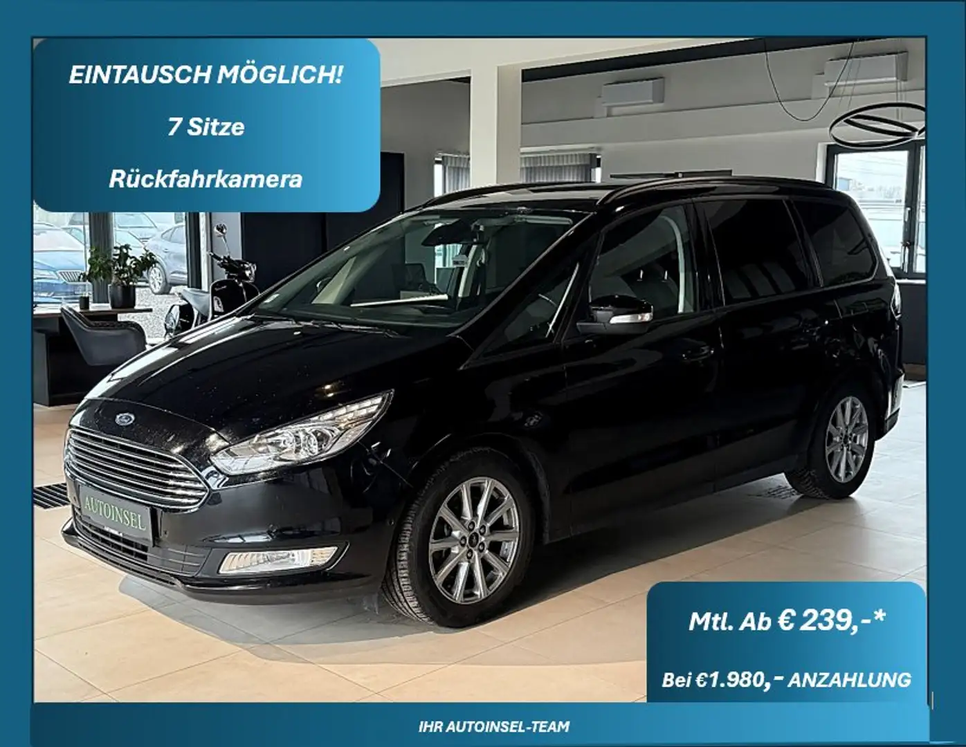 Ford Galaxy Business 7 Sitze Aut. Negro - 1