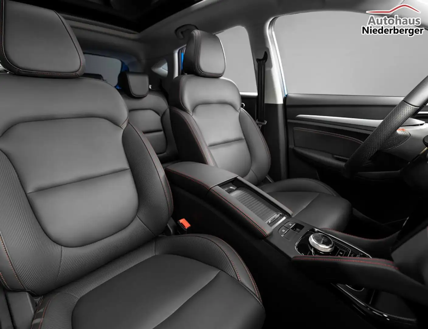 MG ZS Luxury EV 51kWh Pano LED Nav ACC SHZ Kam360 130... Schwarz - 2