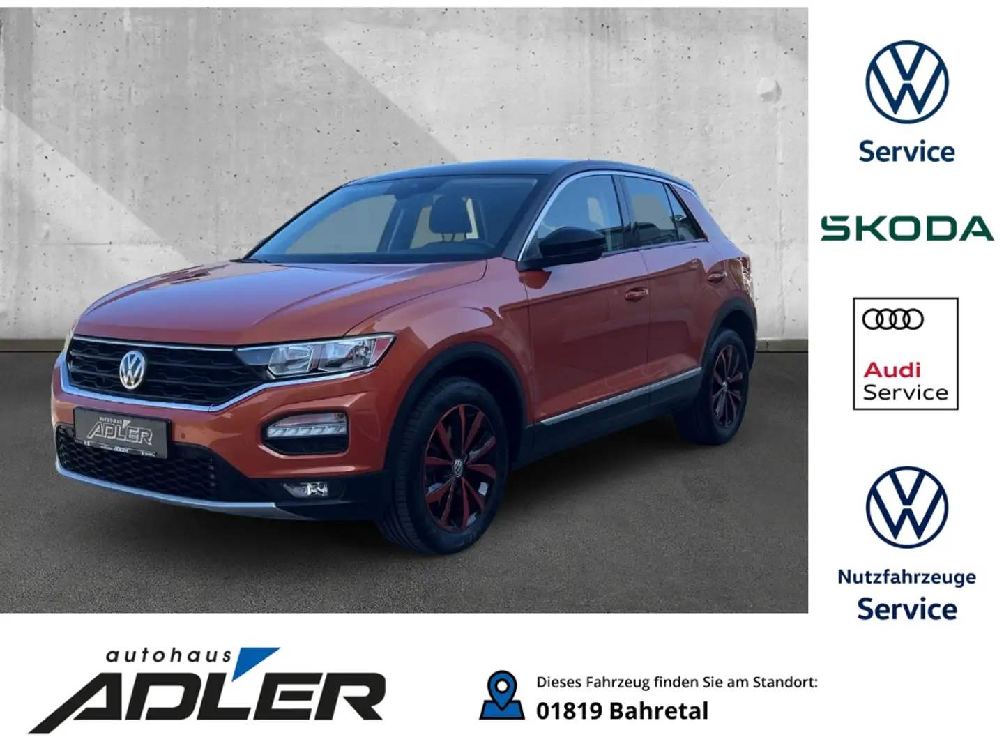 Volkswagen T-Roc Style 4Motion 2.0 TDI SHZ ACC PDC DAB Oranje - 1