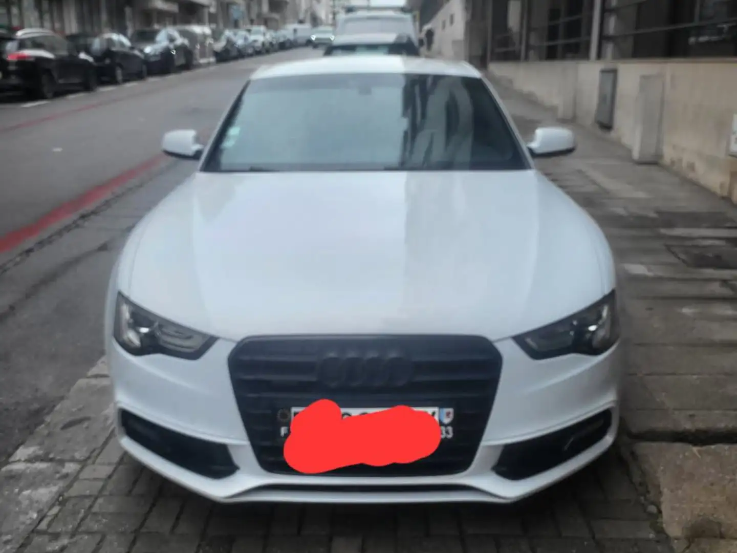 Audi A5 A5 2.0 TDI 177 S line Multitronic A Blanc - 1