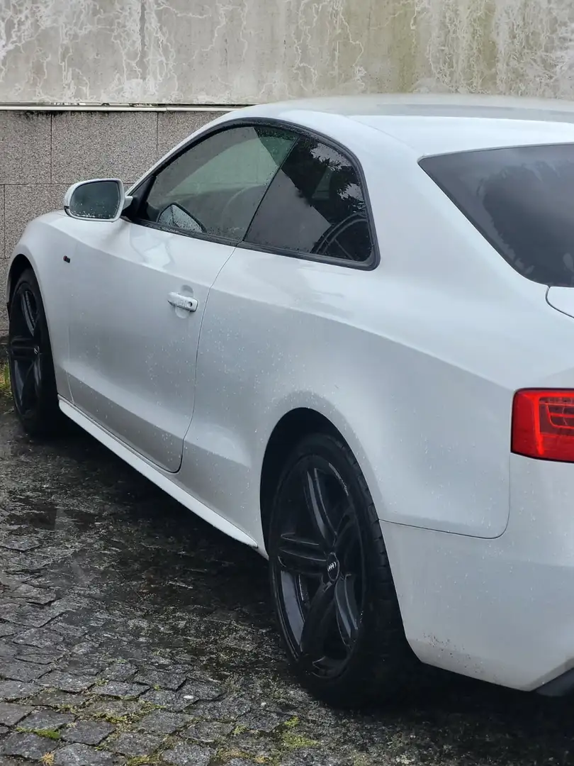 Audi A5 A5 2.0 TDI 177 S line Multitronic A Blanc - 2