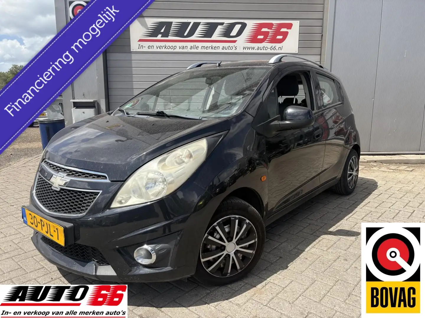 Chevrolet Spark 1.0 16V LS Bi-Fuel met AIRCO Schwarz - 1