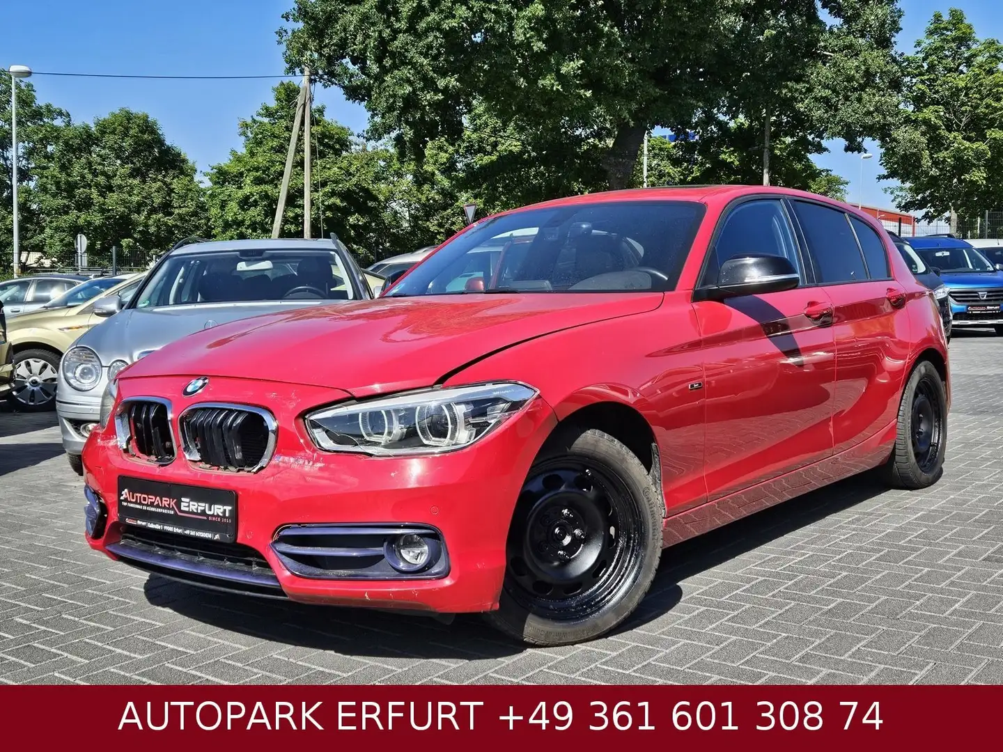 BMW 116 Baureihe 1 Lim. 5-trg. 116 i Sport Line Rot - 1