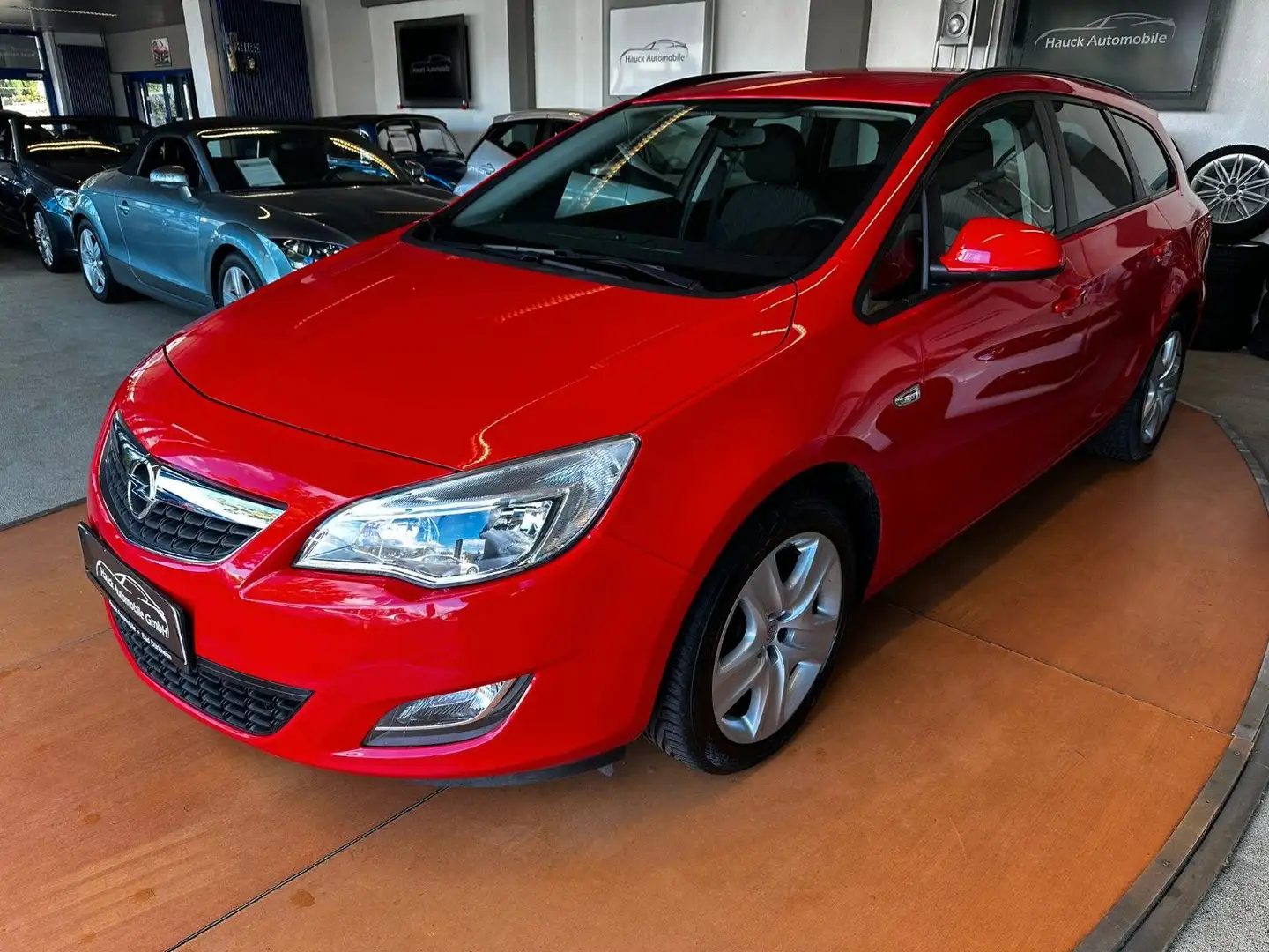 Opel Astra J ST  /83-TKM/AUTOM./KLIMA/8-FACH Rojo - 1