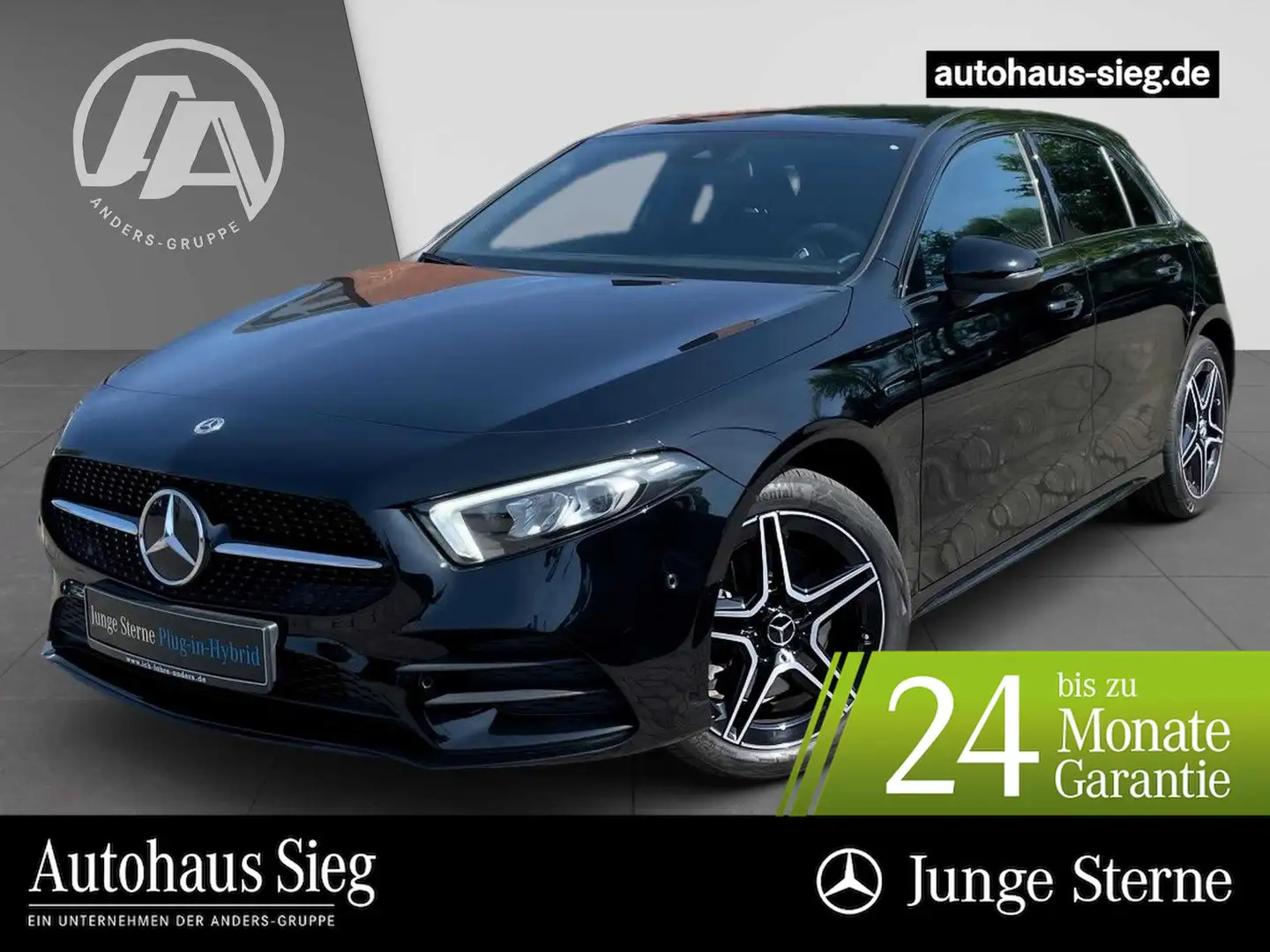 Mercedes-Benz A 250 e AMG+MBUX+Night+SHZ+LED+PDC+Apple+Tempom. Blanc - 1