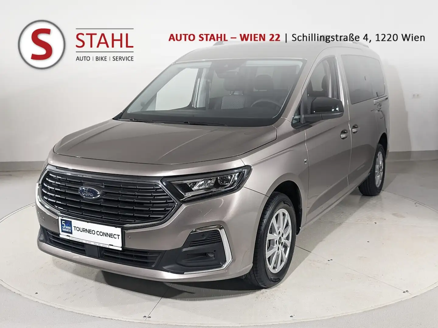 Ford Grand Tourneo Connect 2,0 EcoBlue L2 Titanium Aut. 8 Fach Ber... Silber - 1