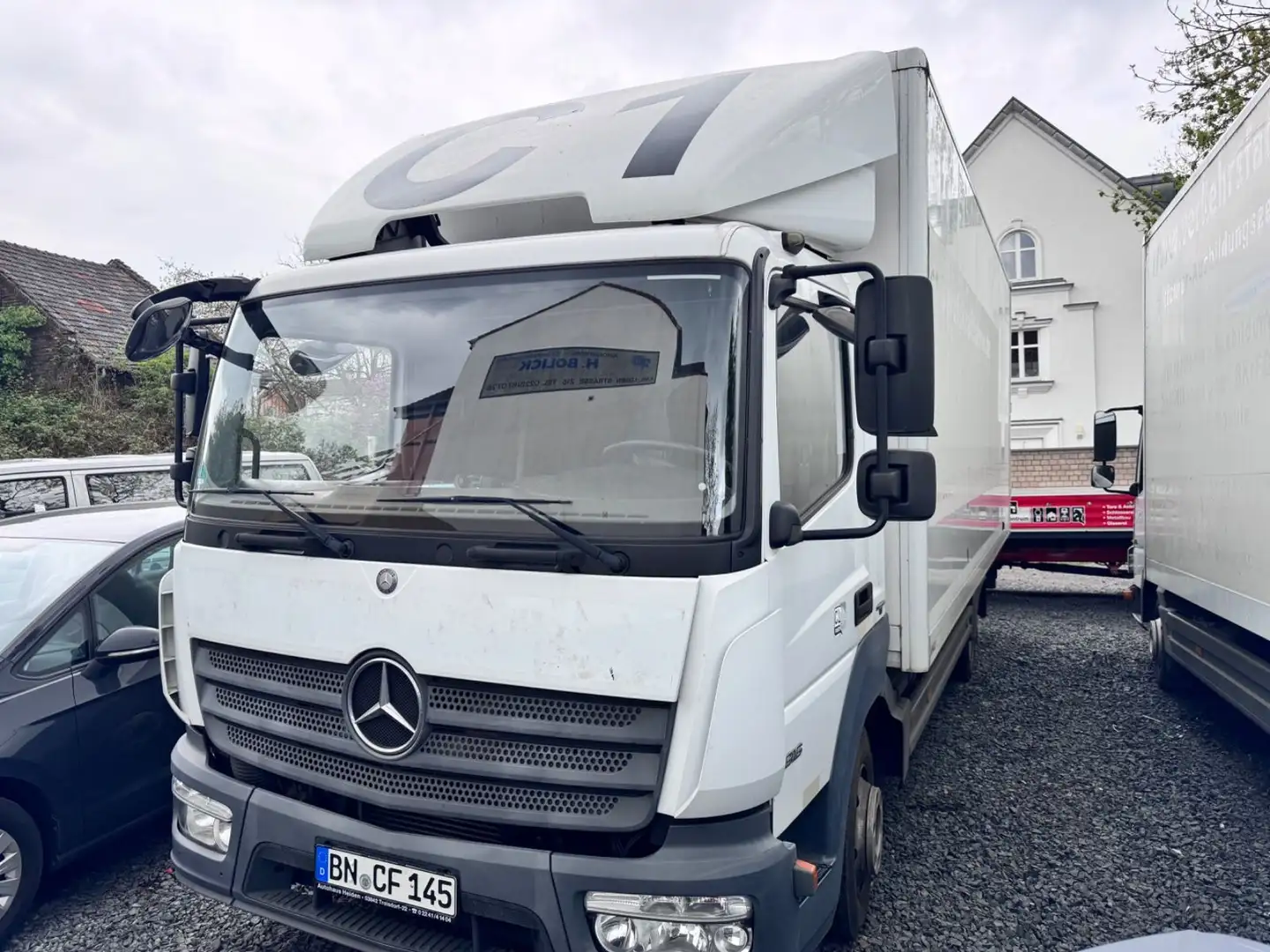 Mercedes-Benz Atego 3 4x2 Koffer C1 Fahrschule Veigel Weiß - 1