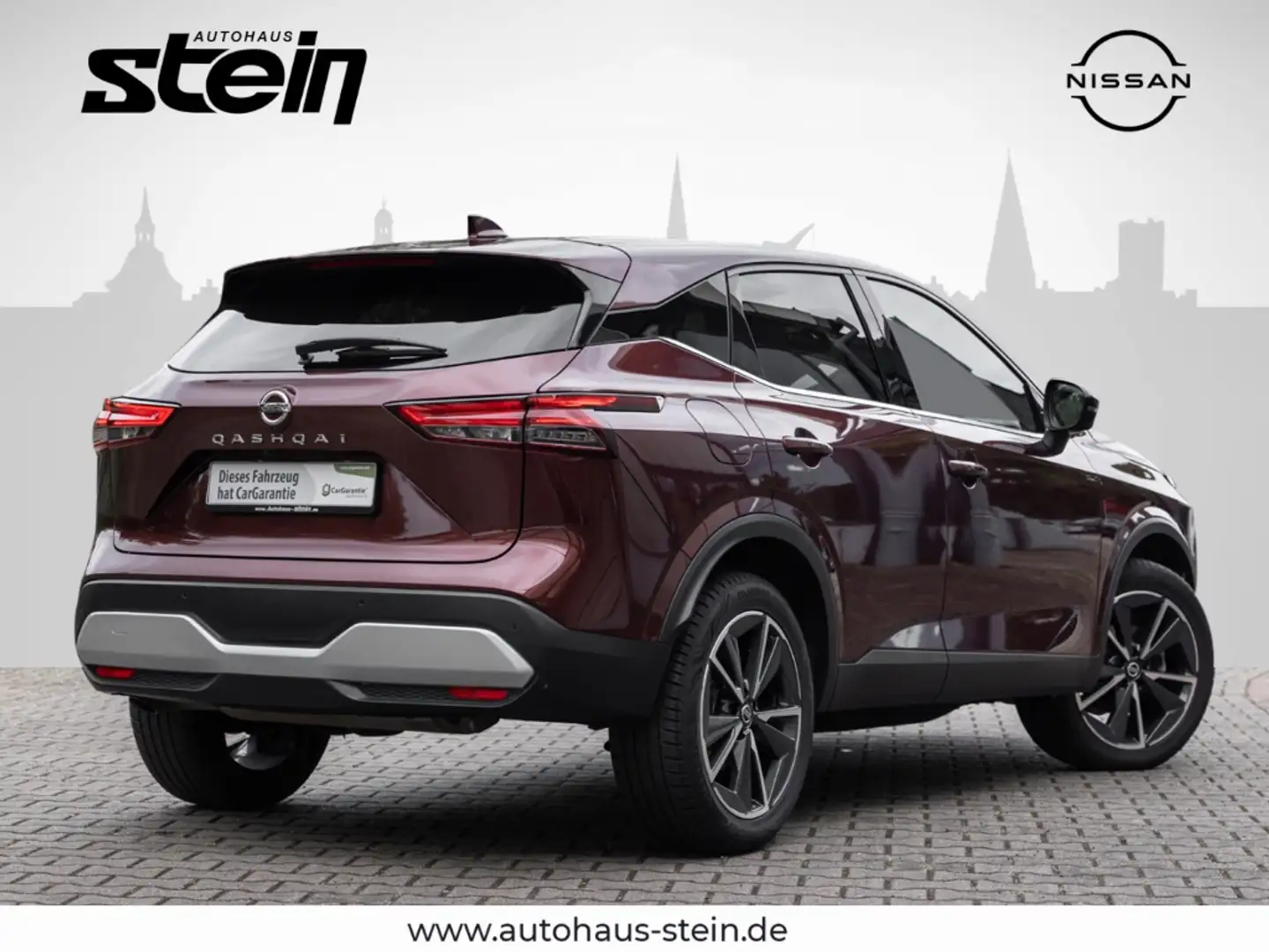 Nissan Qashqai EU6d 1.3 DIG-T MHEV Tekna HUD Navi 360 Kamera El.H Rouge - 2