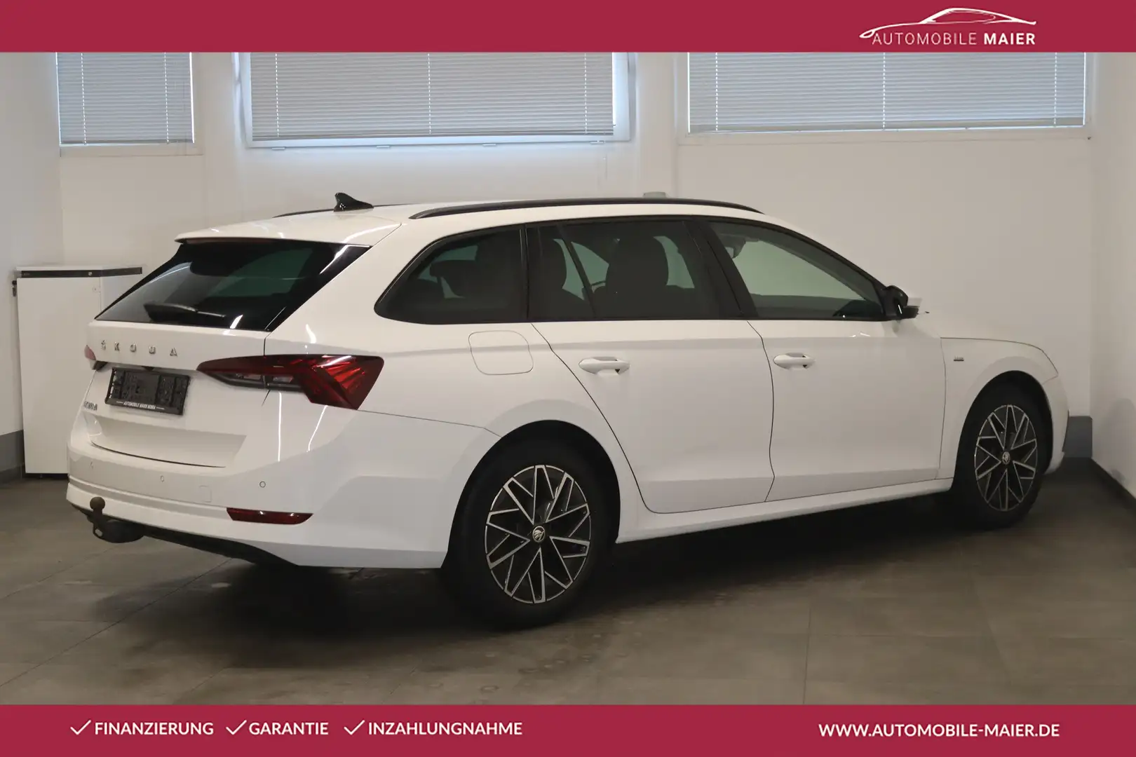 Skoda Octavia Combi 2.0 TDI Clever-AHK-LED-4xSHZ- Blanc - 2