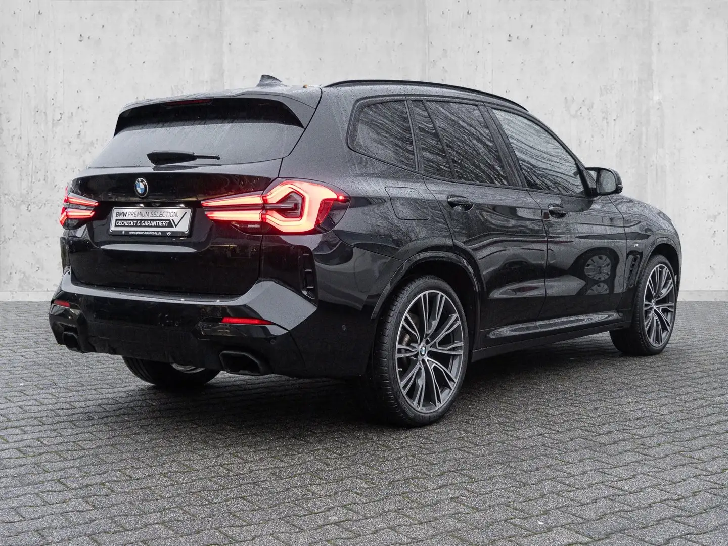 BMW X3 M 40d M Sport Aut. ACC AHK 360°KAM, Memory, SHZ, DA- Schwarz - 2