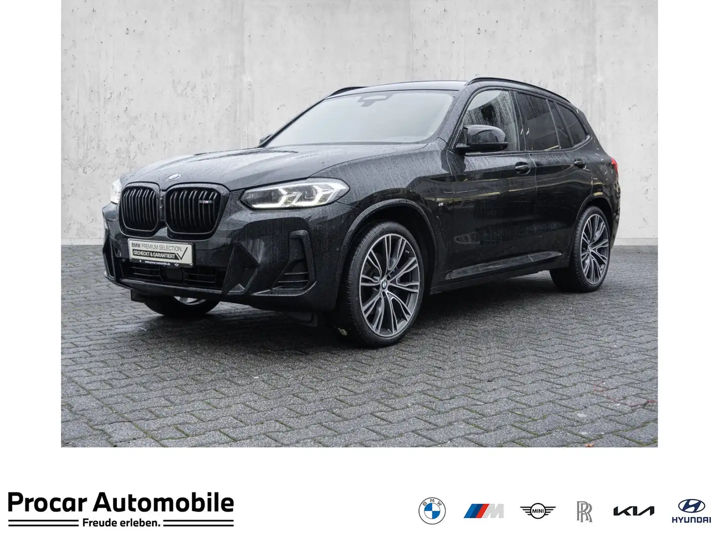 BMW X3 M 40d M Sport Aut. ACC AHK 360°KAM, Memory, SHZ, DA- Schwarz - 1