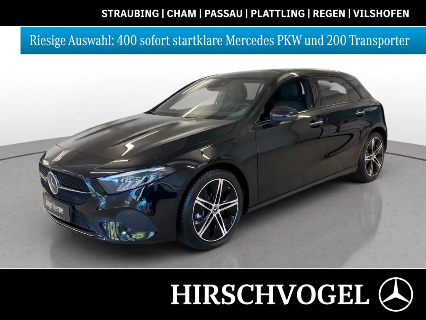 Mercedes-Benz A 200 Progressive Line+Night+Pano+DISTRO+KEYLESS Schwarz - 1