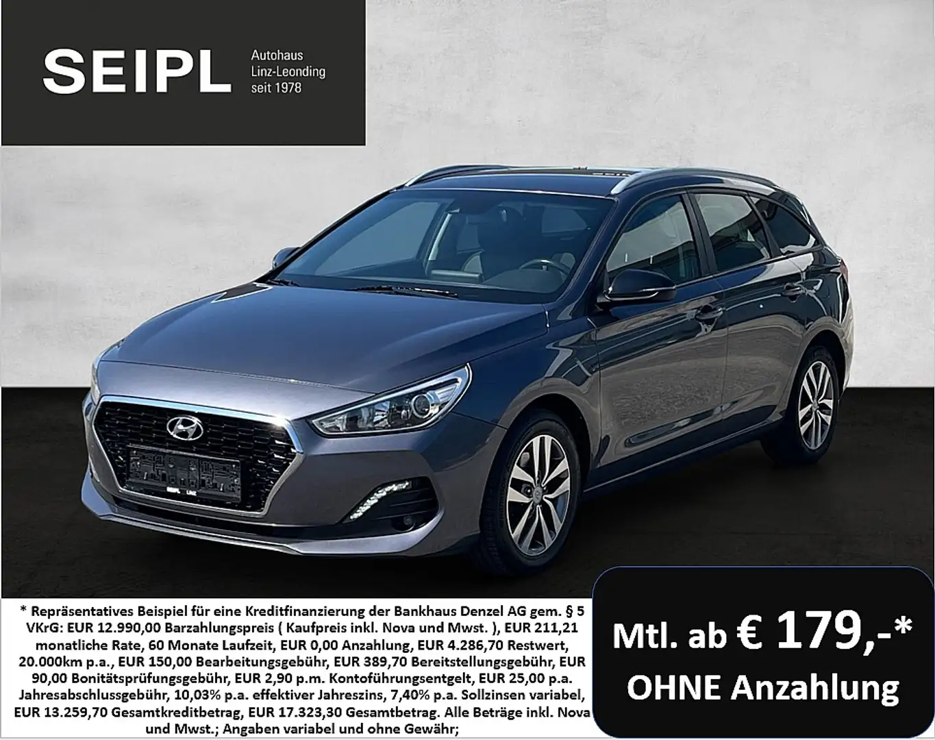 Hyundai i30 CW 1,0 T-GDI Level 3 Plus Szary - 1