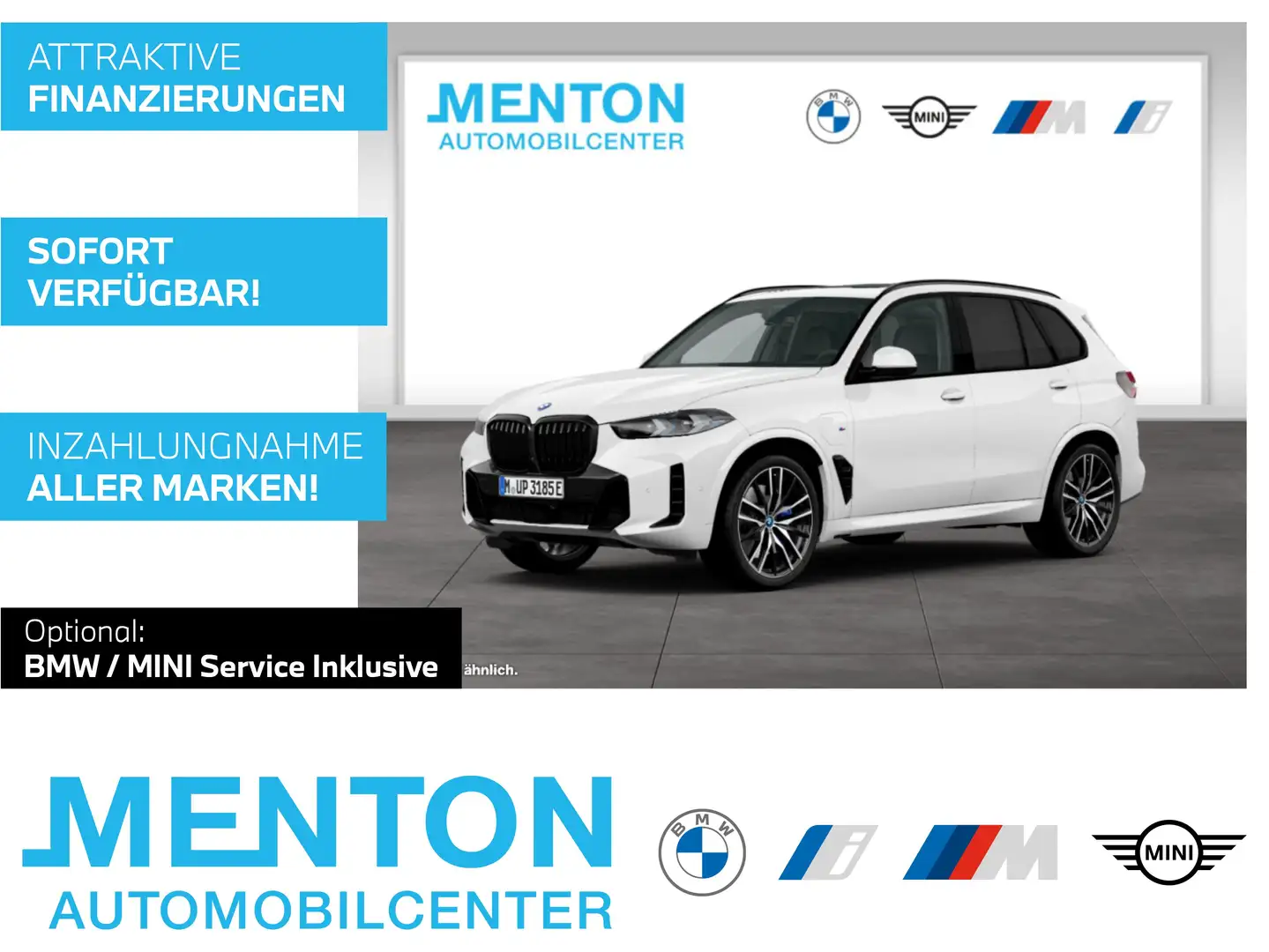 BMW X5 xDrive50e M Sportpaket Gestiksteuerung DAB Weiß - 1