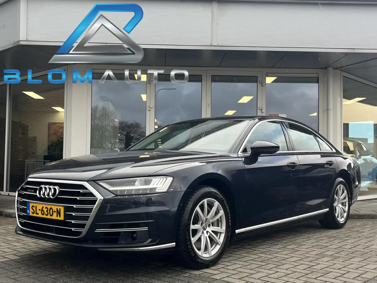 Audi A8 55 TFSI QUATTRO 4-WIEL STURING+ACC+NACHTZICHT+B&O Bleu - 1