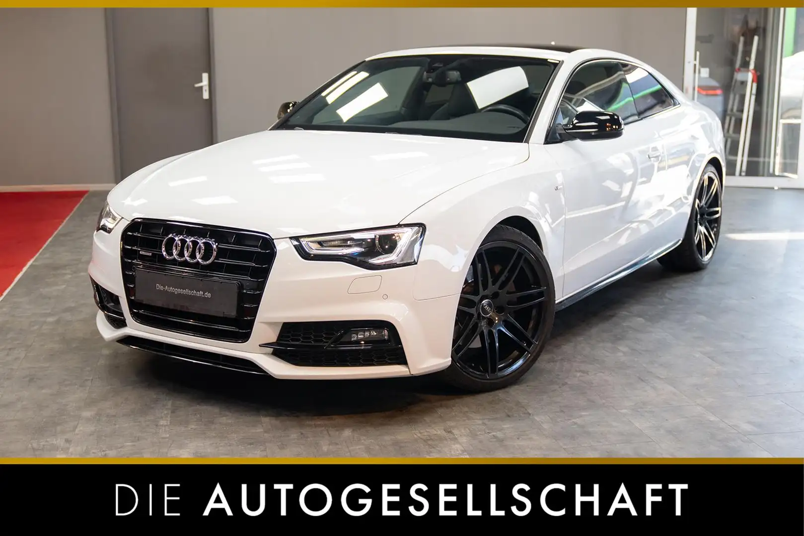 Audi A5 3.0TFSI QUATTRO S-Line*XENON*NAVI*LEDER*PDC* Weiß - 1
