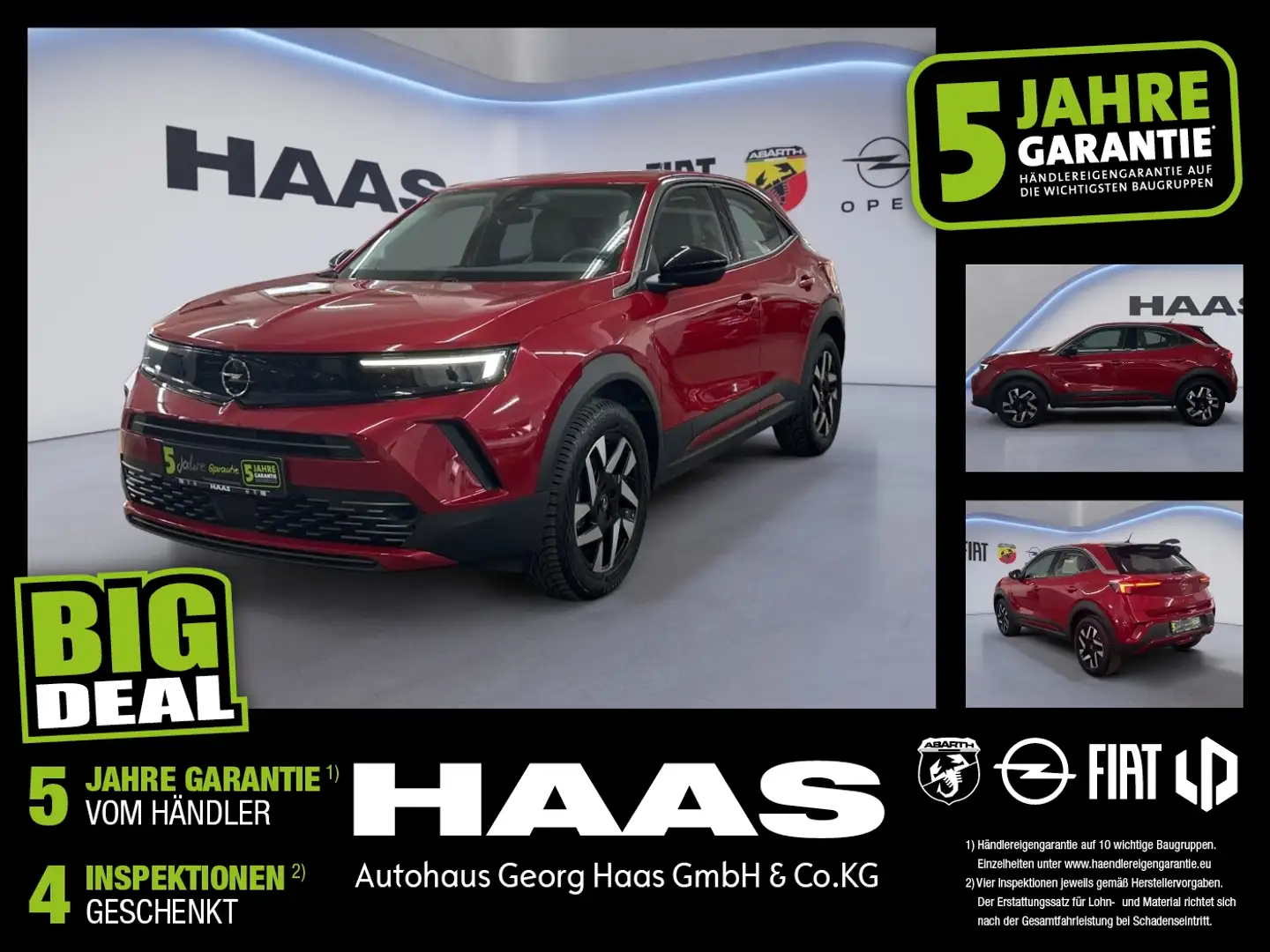 Opel Mokka 1.2 Turbo Elegance Klimaanlage,Bluetooth Rot - 1