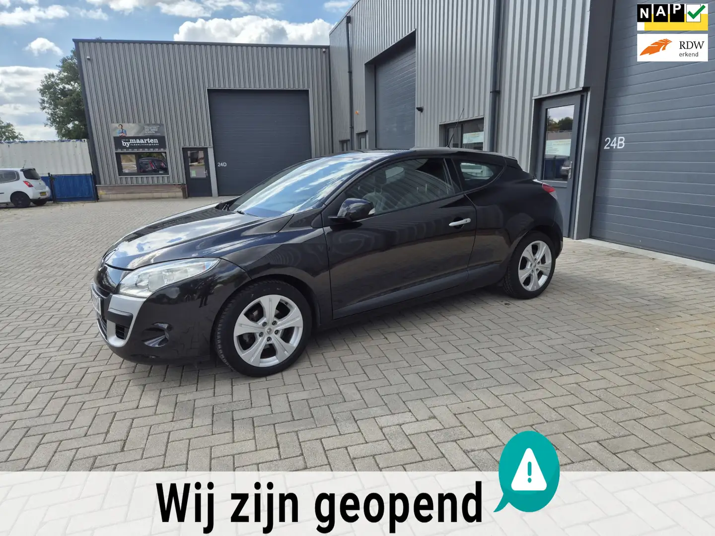 Renault Megane Coupé 1.6 Dynamique LAGE KM STAND TOP OCCASION ACT Schwarz - 1