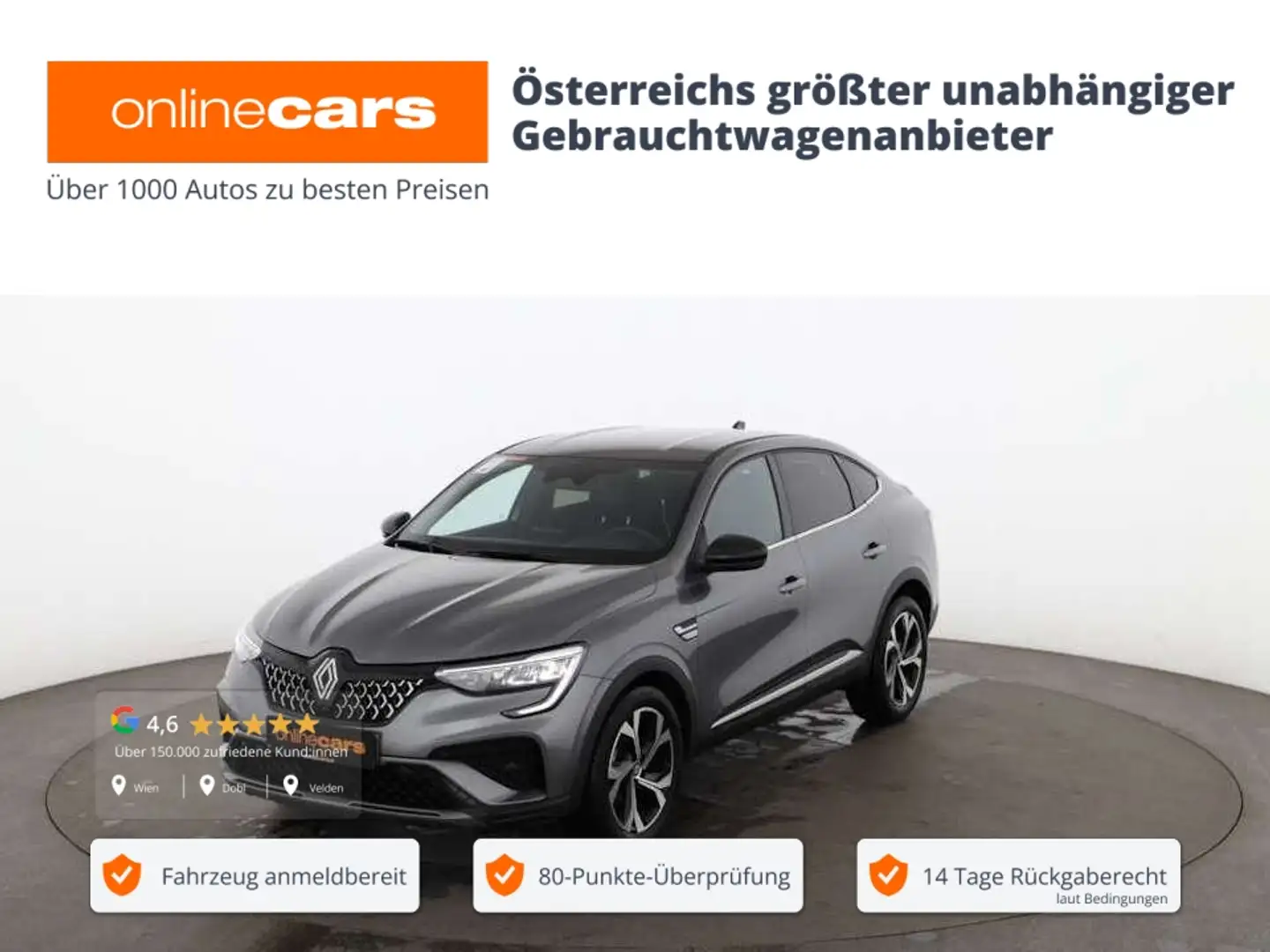 Renault Arkana 1.3 TCe Techno Aut LED NAVI SITZHZG ASSIST Grau - 1