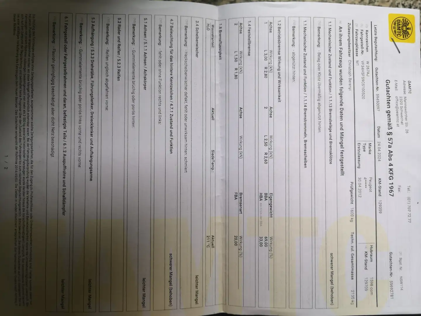 Peugeot 308 SW 1,6 16V VTi Allure Tiptronic - 1