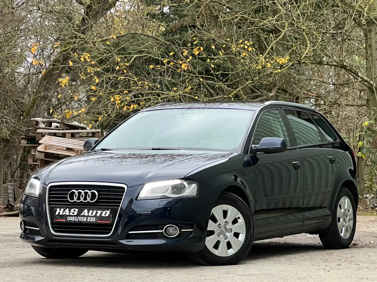 Audi A3 1.6 TDI SPORTBACK//LED//CUIR//CARNET Blau - 1