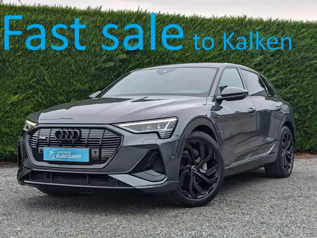 Audi Q8 e-tron !verkocht ! vendue!(Q8) S-line - camera - trekhaak - zwarte dakhemel