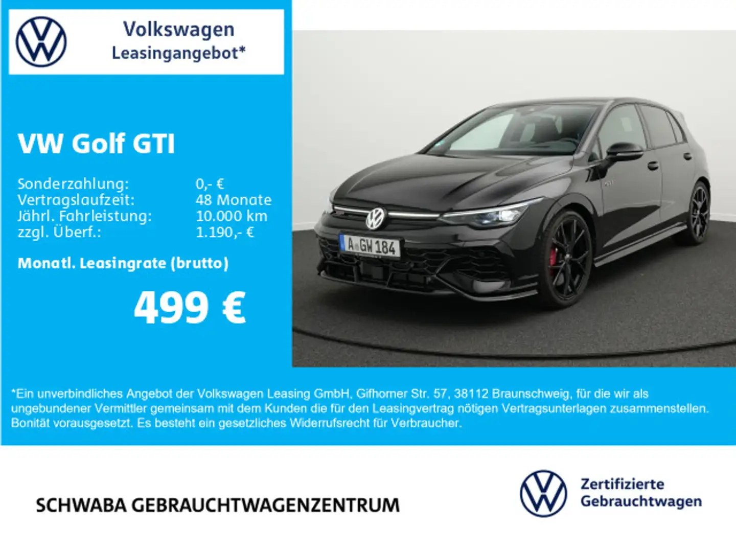 Volkswagen Golf GTI Clubsport 2.0 TSI *R-Perf.Abgasan*19"* Noir - 1