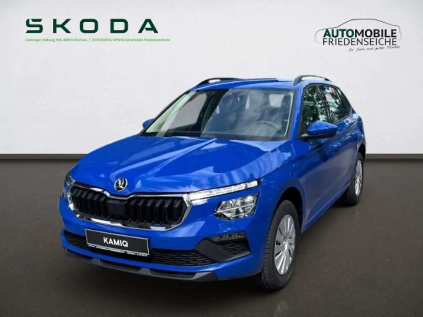 Skoda Kamiq Essence 1.0 TSI 70 KW Klima PDC Sitzh. Bleu - 1