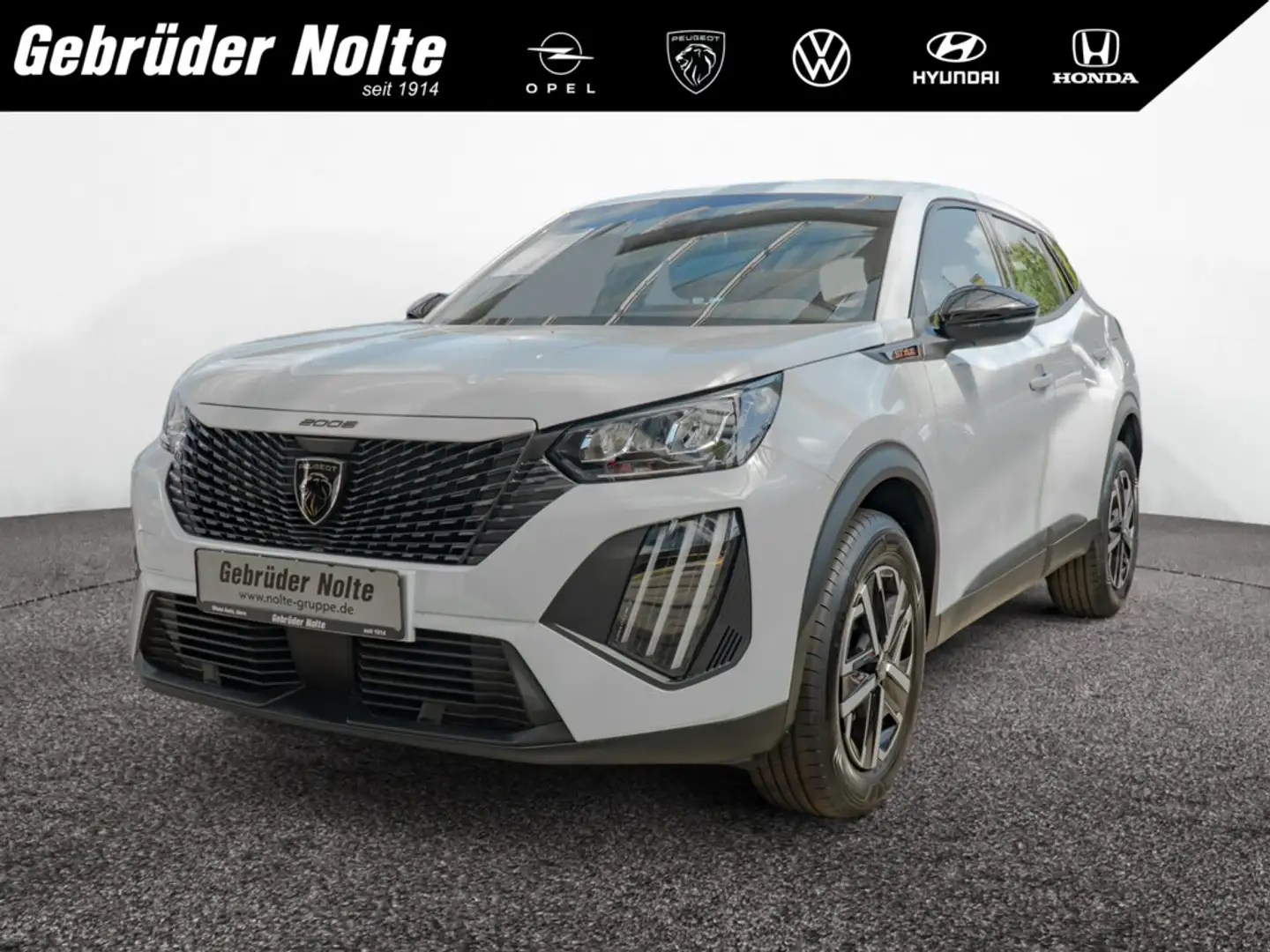 Peugeot 2008 1.2 PureTech 100 Style AHK FACEL. LED Weiß - 1