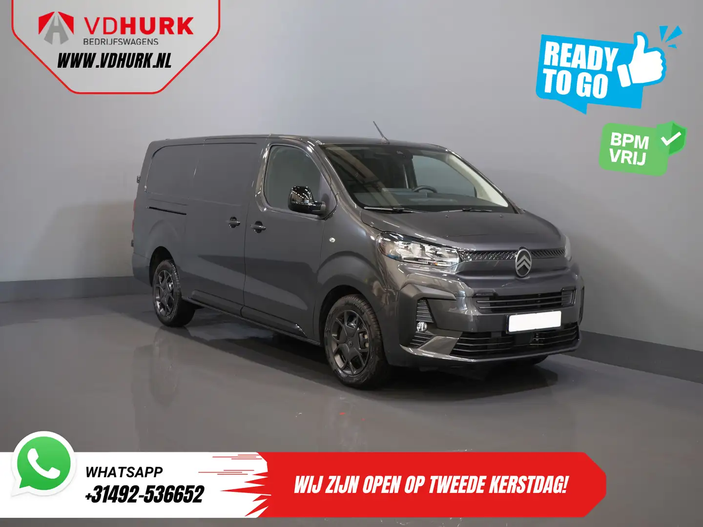 Citroen Jumpy 2.0 HDI 180 pk Aut. L3 BPM VRIJ! 2x Schuifdeur/ Na Grijs - 1