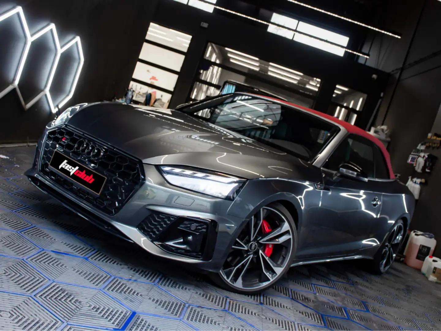 Audi S5 Cabriolet 3,0L TFSI Gris - 1