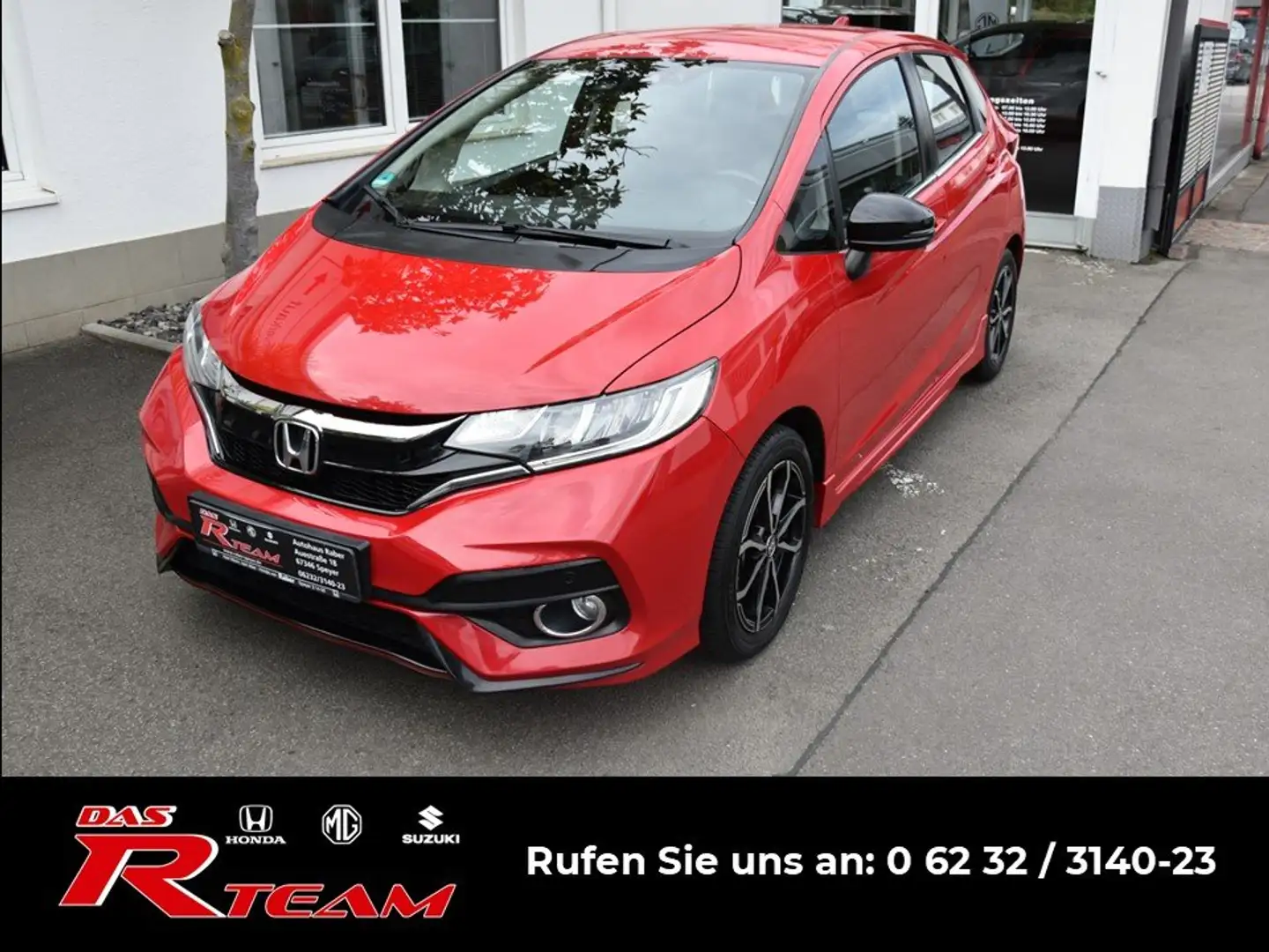 Honda Jazz Dynamic*Automatik*1.Hand*Scheckheft* Rood - 1