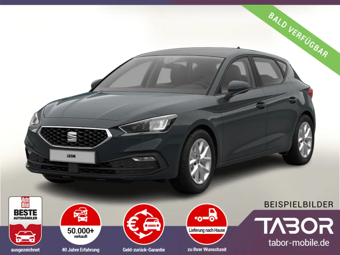 SEAT Leon 1.5 eTSI 150 DSG Style SHZ 3ZClim Kam ACC Blu/Azzurro - 1