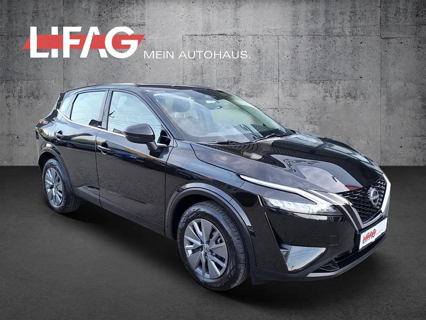 Nissan Qashqai 1,3 MHEV Visia *ab € 22.990,-* Zwart - 1