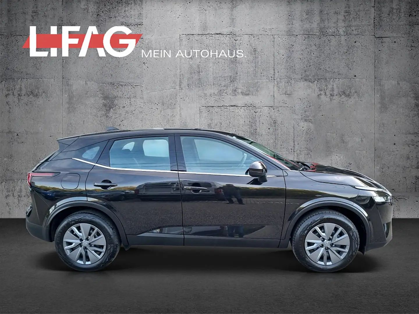 Nissan Qashqai 1,3 MHEV Visia *ab € 21.990,-* Schwarz - 2