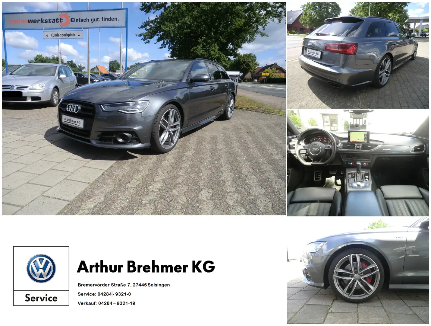 Audi A6 Avant 3.0 TDI competition quattro S-Line AHK LUFT Grau - 1