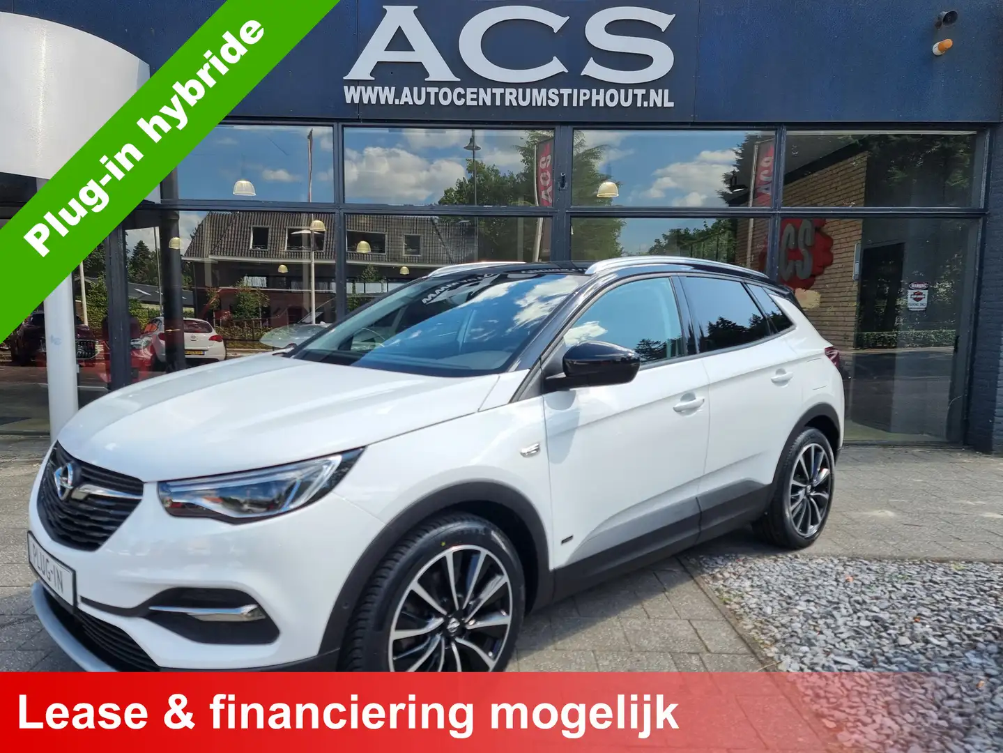 Opel Grandland X 1.6 Turbo Hybrid | Leder | Ad.cruise | 19inch | Mo White - 1