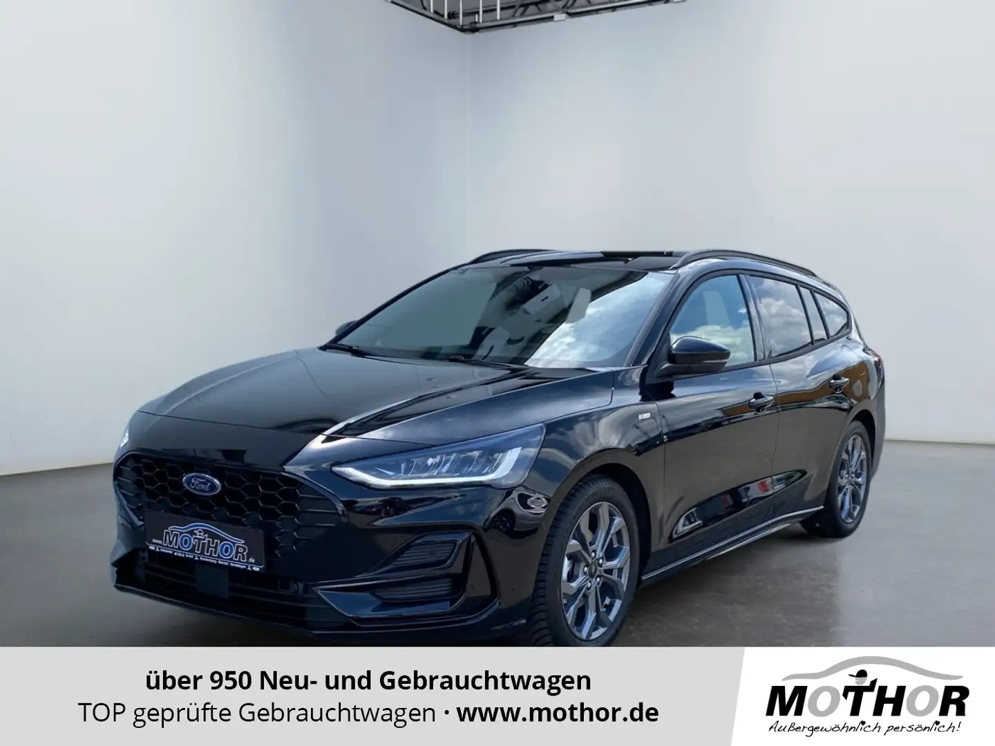 Ford Focus Turnier ST-Line 1.0 EcoBoost TEMP KAM PDC Schwarz - 1