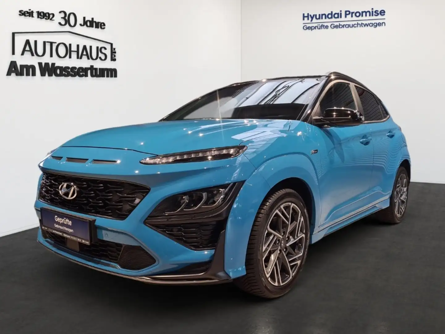 Hyundai KONA 1.0 TGDI i/MT NLINE Navipaket AssistenzpaketDach-L Bleu - 1