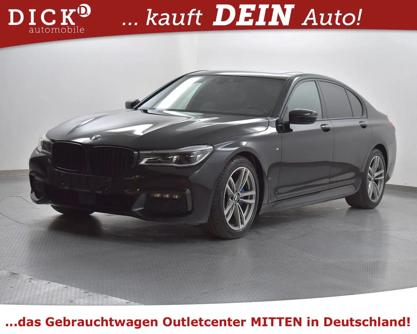BMW 730 d M Sport/PAKET+LUFT+KOMFOSI+PANO+SOFT+H&K+KA Noir - 2