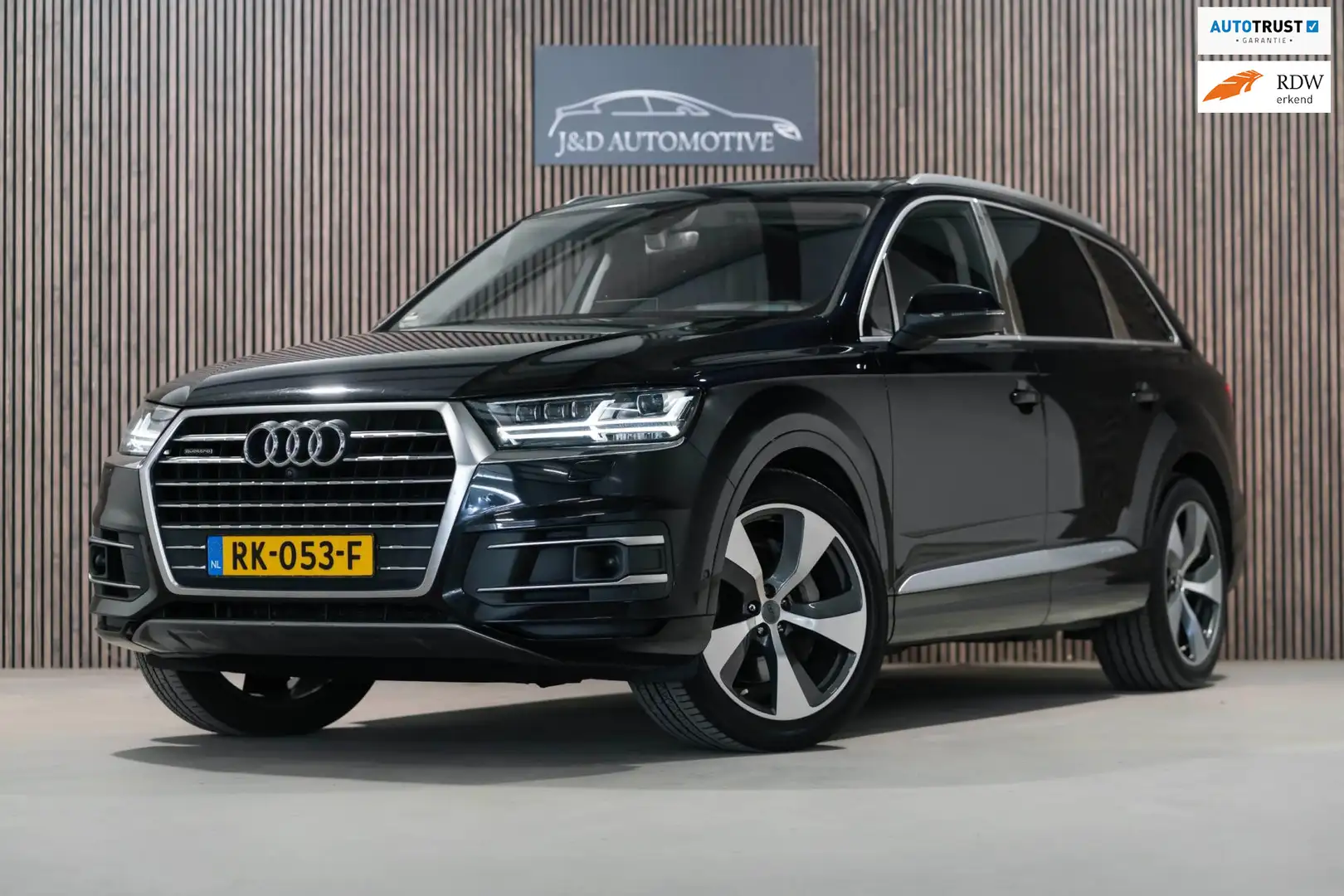 Audi Q7 3.0 TDI quattro Pro Line + 7p PDC PANO 2015 Noir - 1