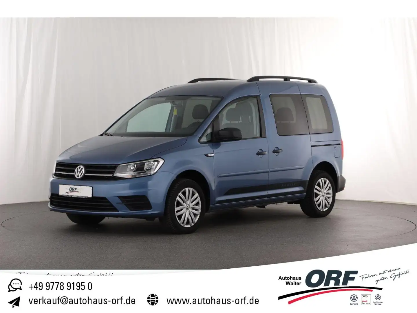 Volkswagen Caddy 2.0 TDI Trendline Family TEMPOMAT KAMERA S Blau - 1