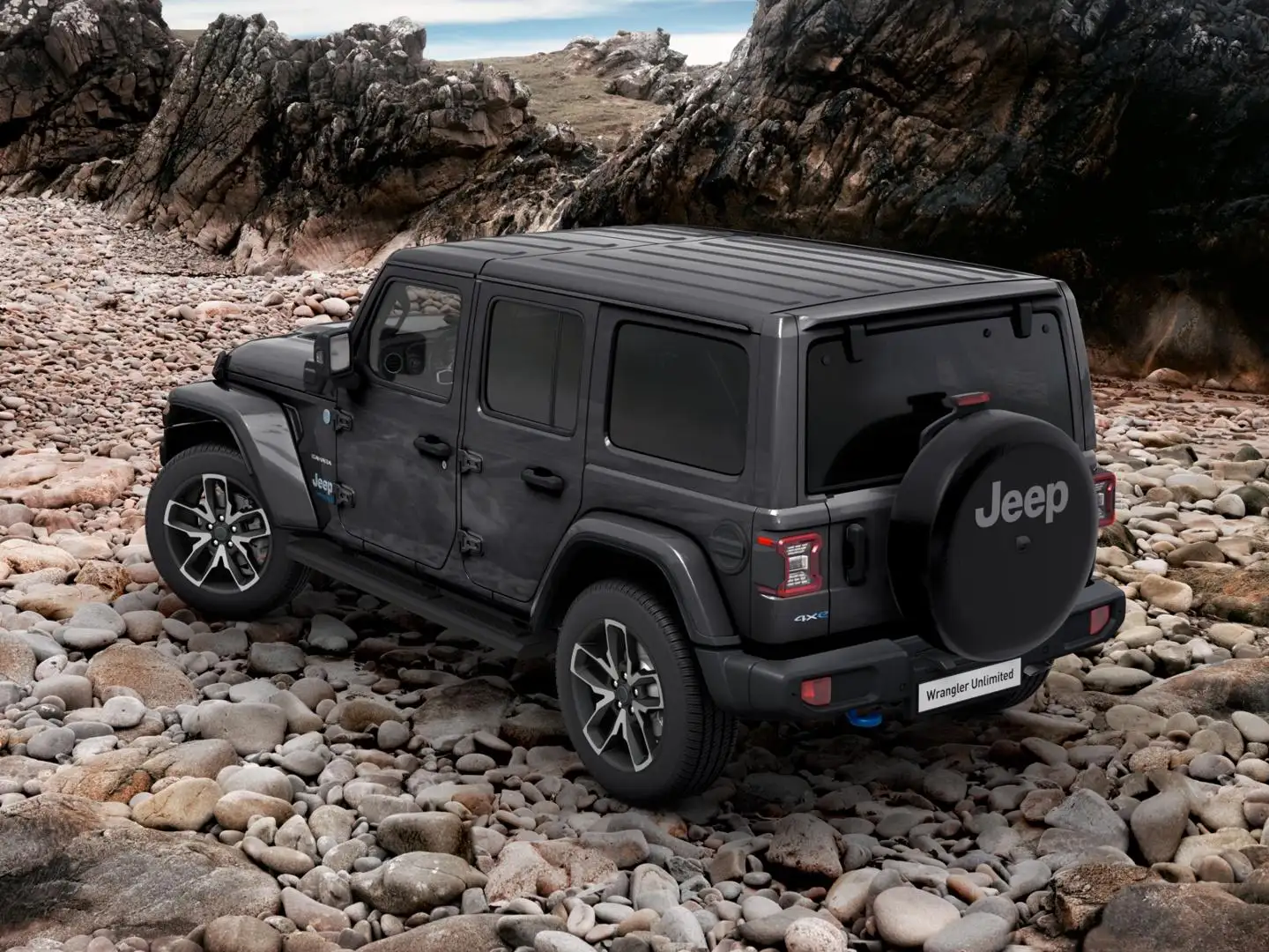 Jeep Wrangler Unlimited 4xe 380 Sahara | MY25 | 22" Brute velgen Grijs - 2
