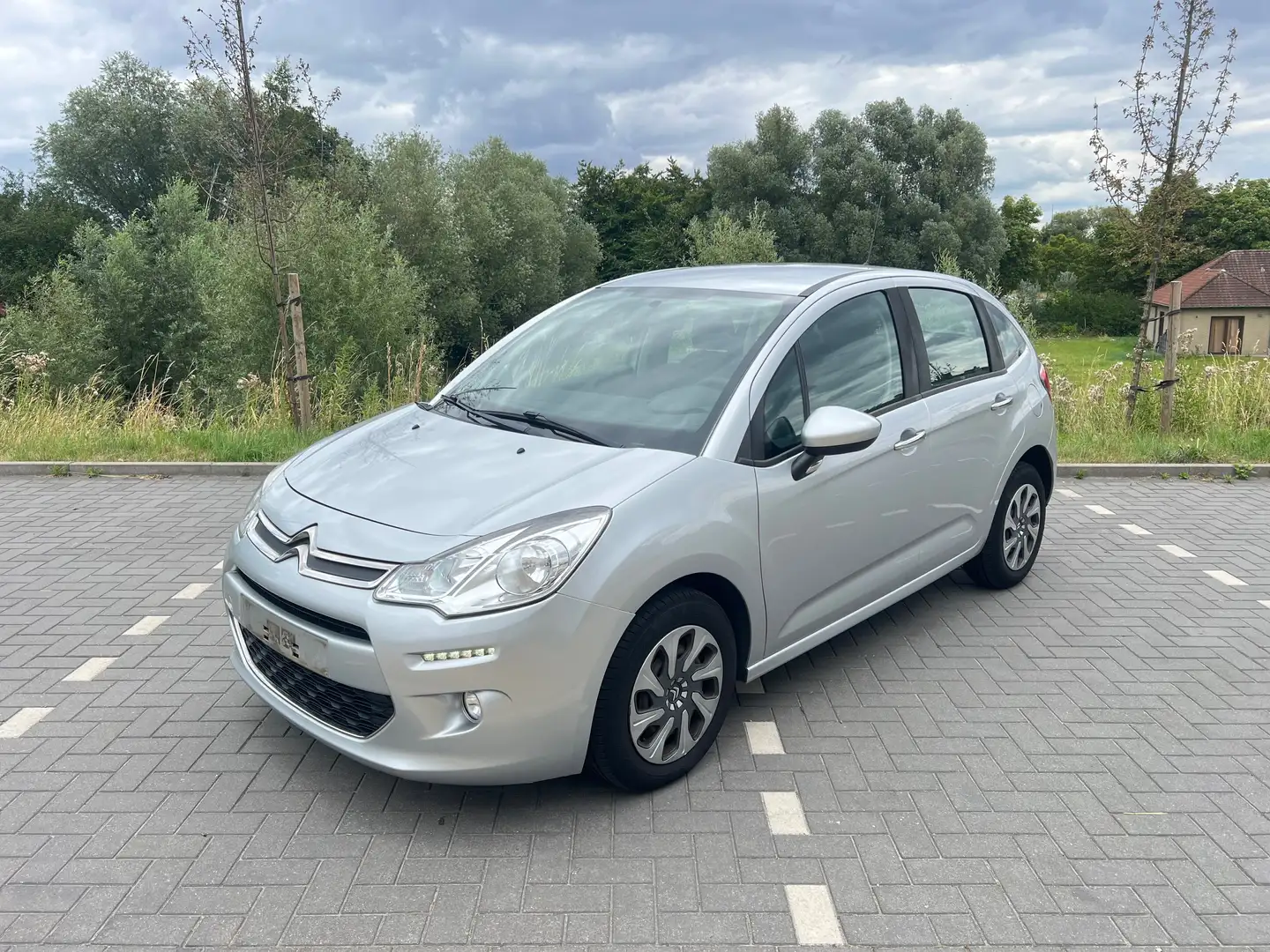 Citroen C3 1.2-GPS-AIRCO + CARNET COMPLET GARANTIE 12 MOIS Argent - 1